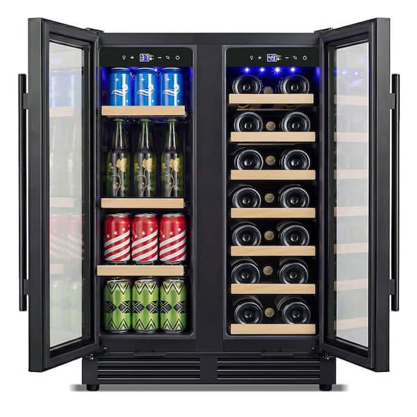 J-2B / 20° Cooler ' N The Shade Nipus 23.4 in. Dual Zone 20-Bottle and 80 Plus Cans Beverage and