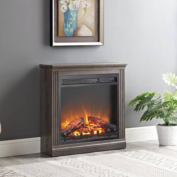 INNOBULE 18 in. Built-In Electric Fireplace Insert in Black X-EF18
