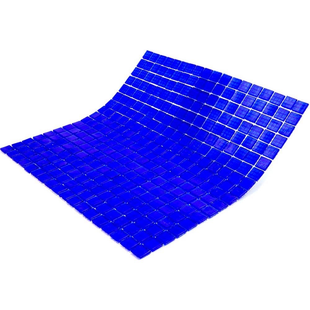 Skosh 0.6" x 0.6" Glass Grid Mosaic Wall & Floor Tile
