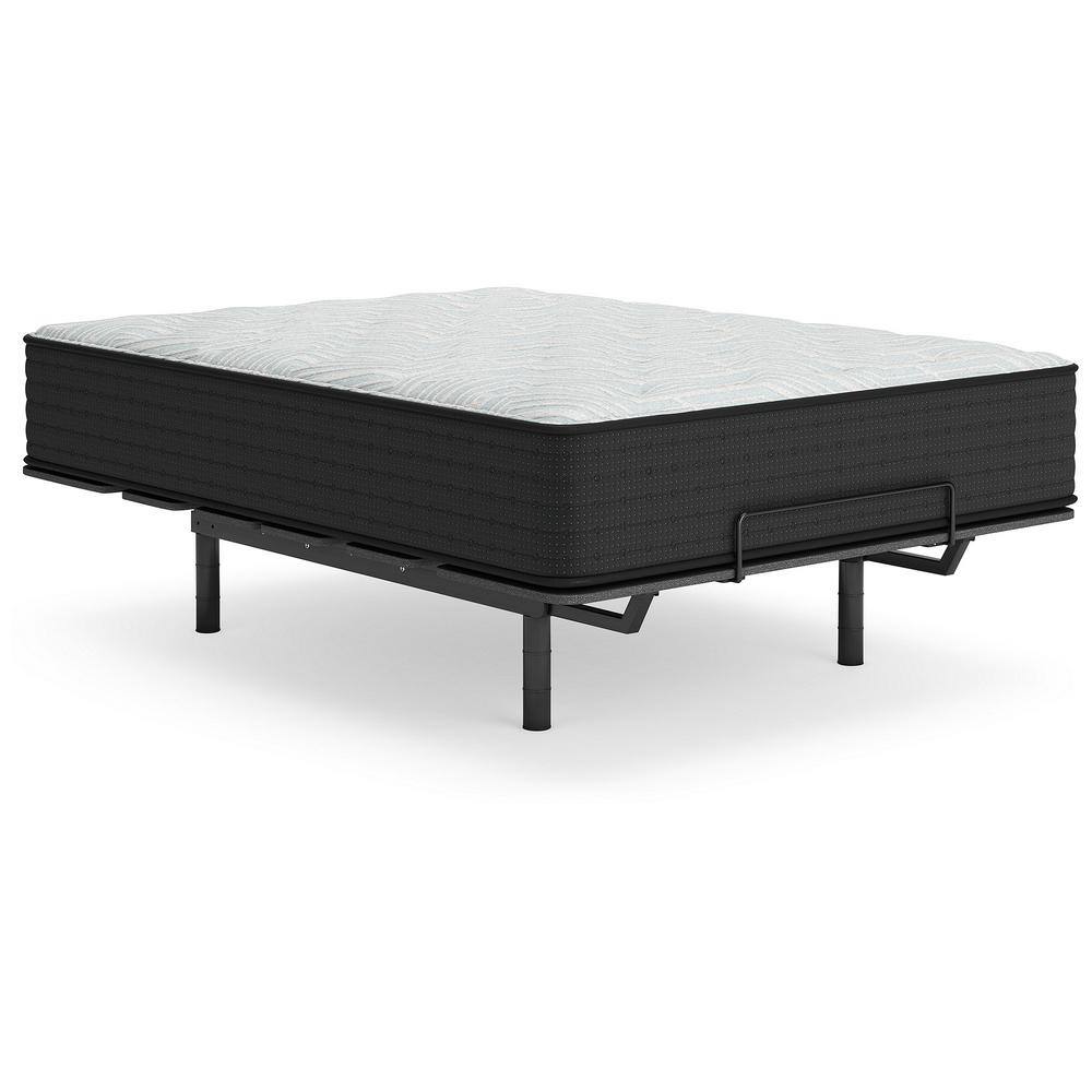 Queen Size Blue and Gray Gel Memory Foam Innerspring Mattress