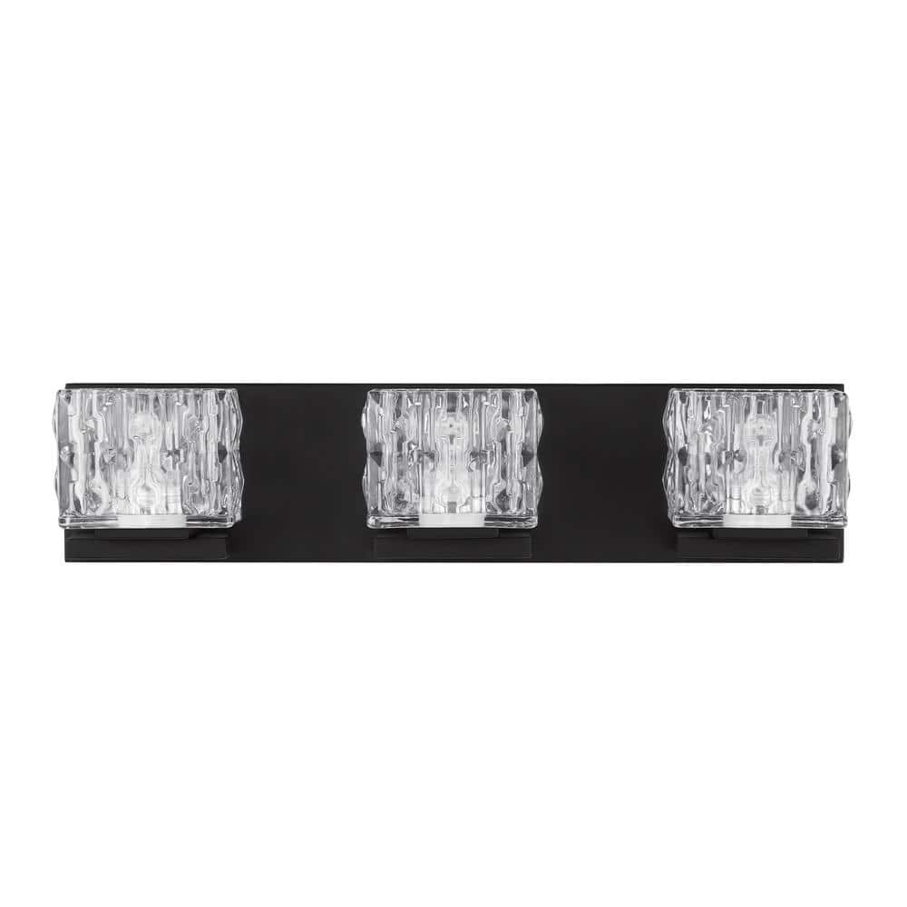 Tulianne 19.5 in. 3-Light Coal LED Vanity Light Bar