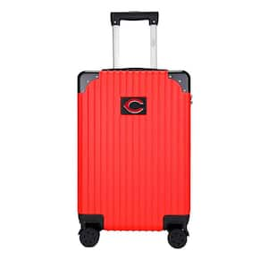 21 in. Red Cincinnati premium 2-Toned Carry-On Suitcase