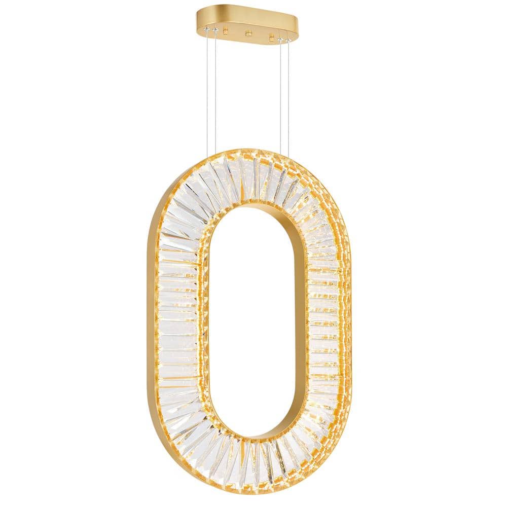 Bjoux 1 Light Integrated LED Pendant Light With Sun Gold Finish price history on PriceWatchPro