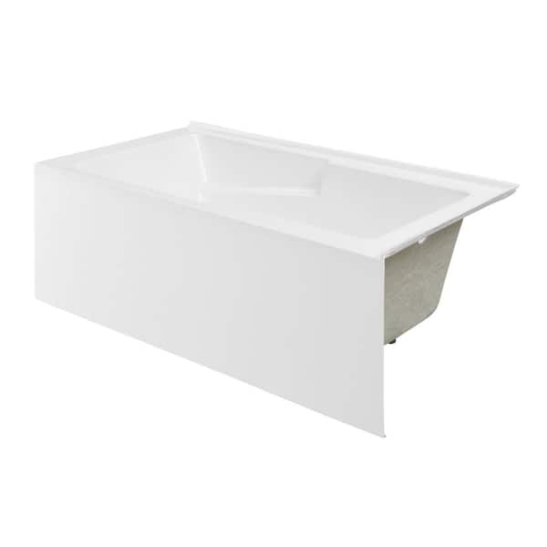 EVIVA Clair 60-Inch Acrylic Bathtub Non-Slip Deep Indonesia