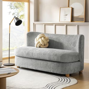 Steven Grey 63"W Modern Upholstered Loveseats