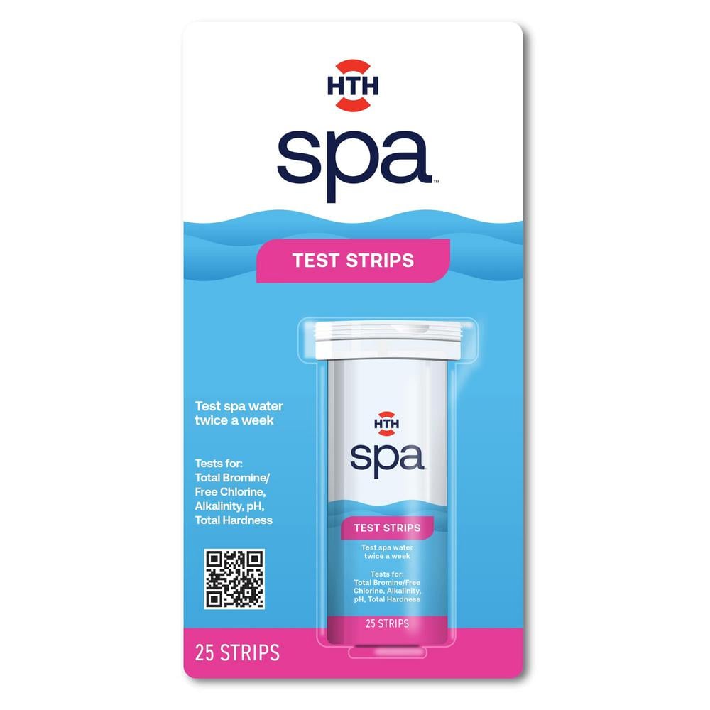 HTH Spa Test Strips 5 in 1, 25 ct.