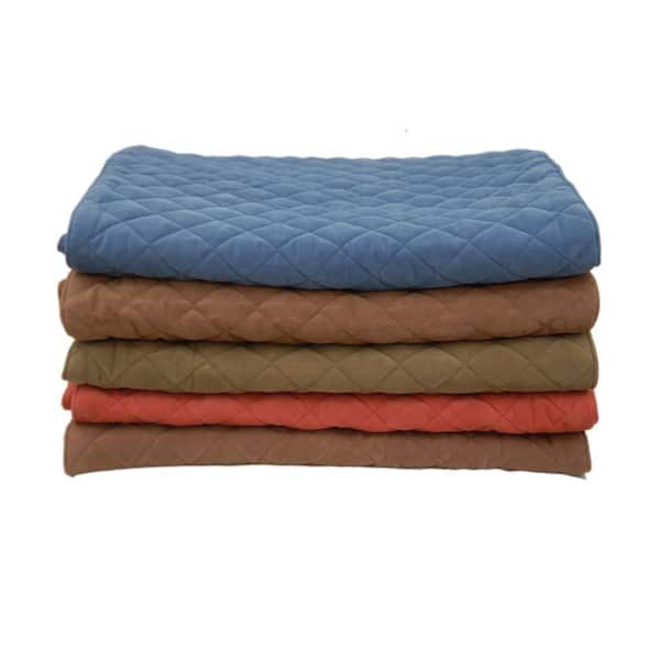 Unbranded Small Quilted Bed Scarf - Carmel