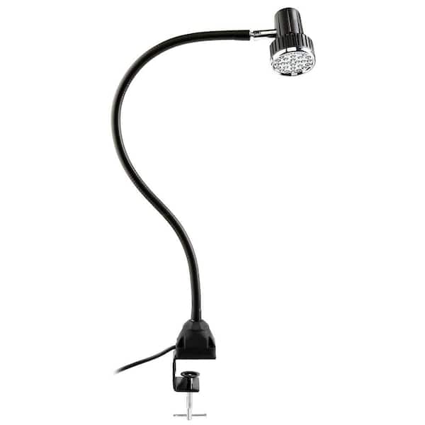 RELIABLE 28-LED 2.5 in. Black Task Lamp With C-Clamp