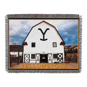 Yellowstone Dutton Barn Woven Tapestry Throws