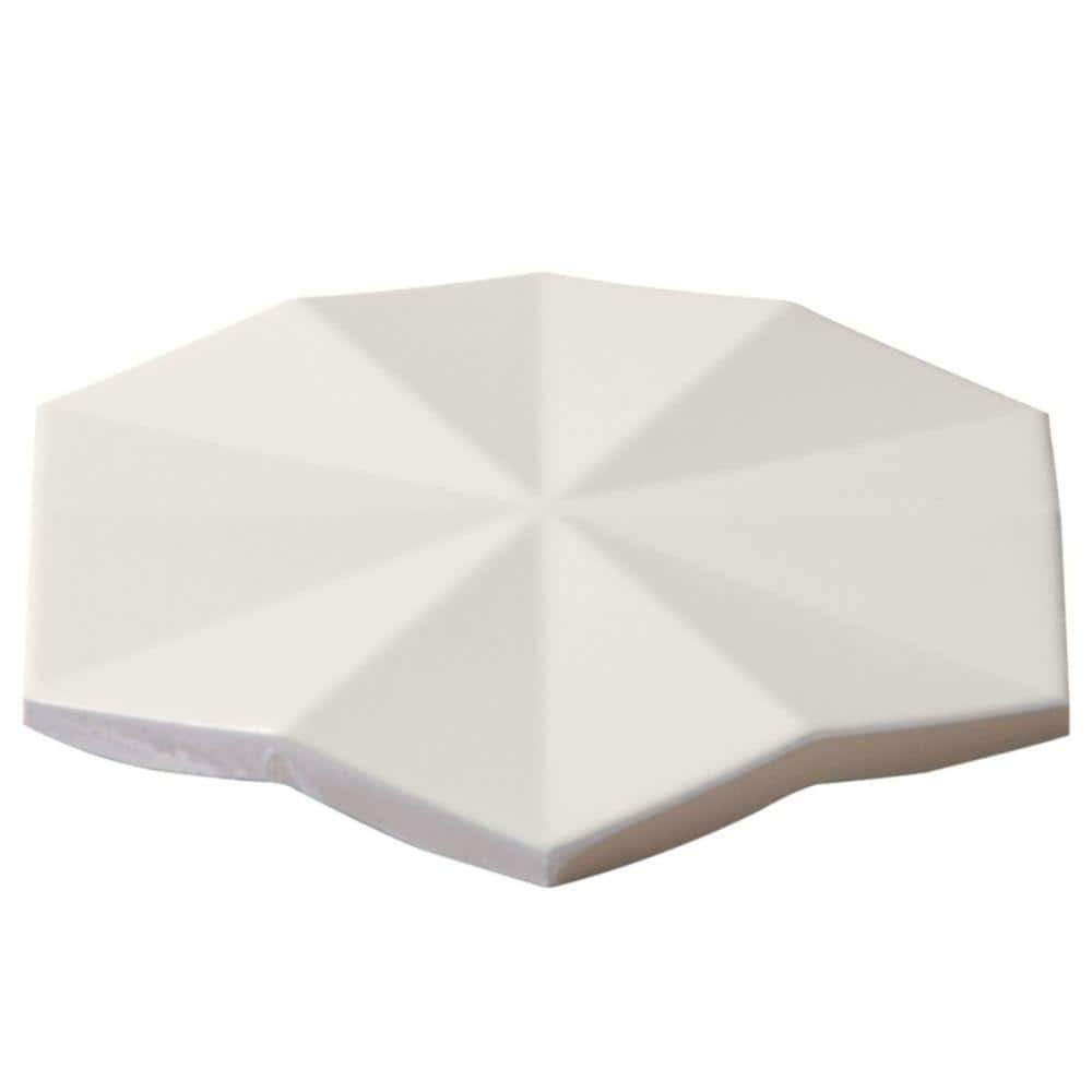 Ardor Ogassian White 5.51 in. x 0.35 in. Metallic Porcelain Wall Tile Sample price history on PriceWatchPro