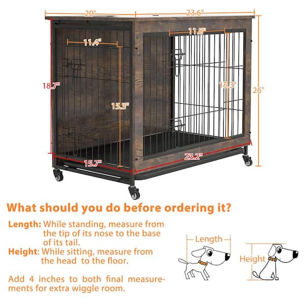 26 inch dog crate best sale