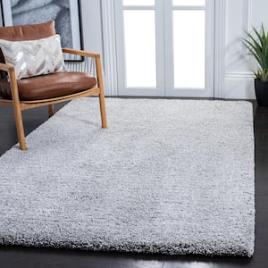 Ultimate Shag Silver 8 ft. x 10 ft. Solid Area Rug