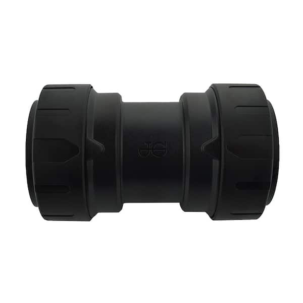 SharkBite ProLock 1 in. Push-to-Connect Plastic Coupling Fitting (2-Pack)