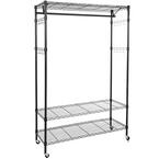 Only Hangers Metallic Metal Clothes Rack 53 In. W X 6 In. H Gr100 - The 