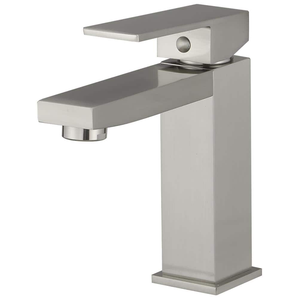 Single Handle Single Hole Bathroom Faucet in Brushed Nickel price history on PriceWatchPro