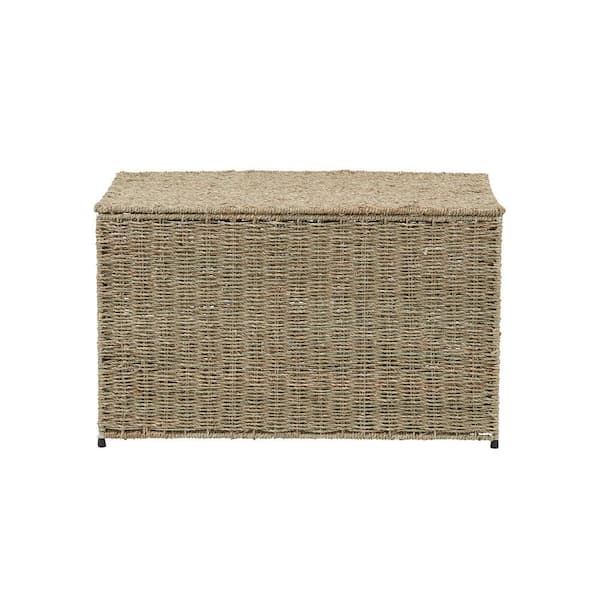 HOUSEHOLD ESSENTIALS Natural All Cotton Canvas Under-the-Bed Chest for  Sweaters, Blankets or Clothing 3362-1 - The Home Depot