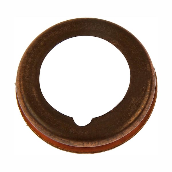 Autograde Copper Drain Plug Gasket, Fits M12 (10-pack)