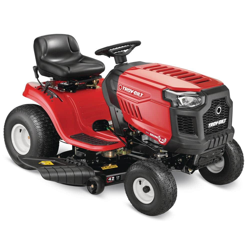 Troy-Bilt Bronco 42 in. 19 HP Briggs and Stratton Engine Automatic Drive Gas Riding Lawn Mower