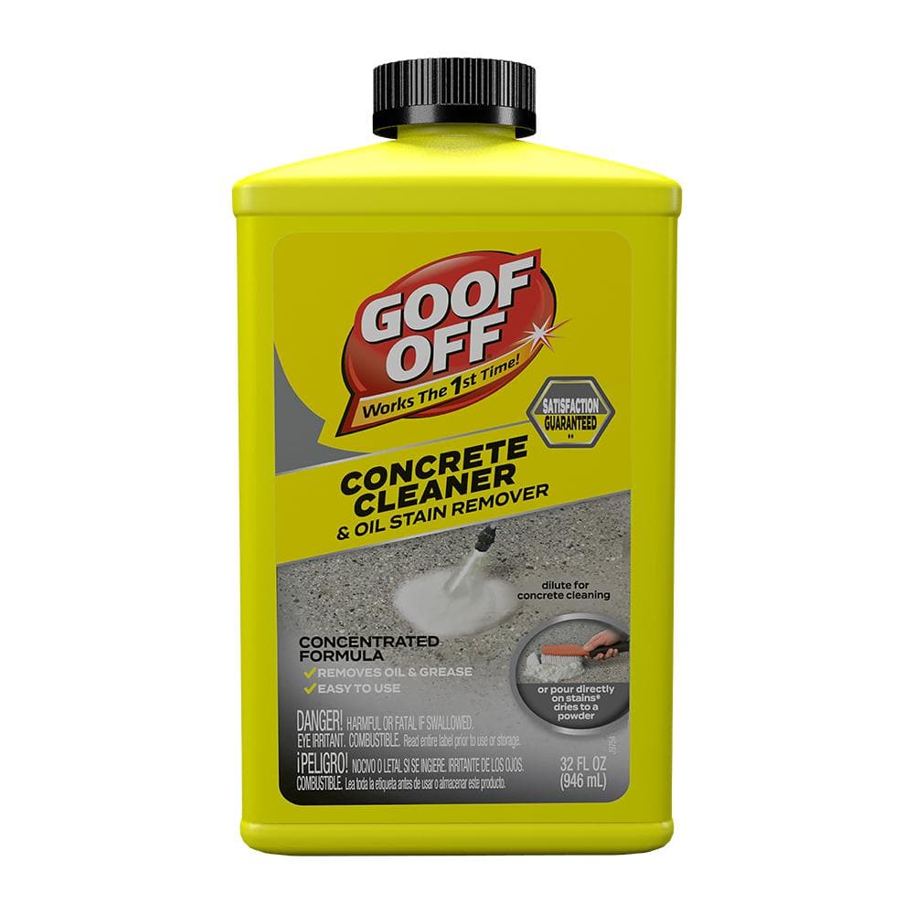 Goof Off 32 oz. Concrete Cleaner and Oil Stain Remover FG820 The Home