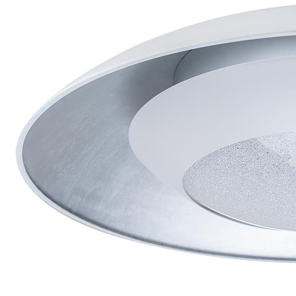Y'INSP 33-Watt 1-Light White Modern Saucer UFO Integrated