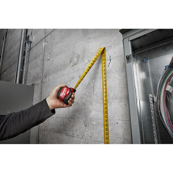 25 ft. LeverLock High Visibility Tape Measure with Magnetic