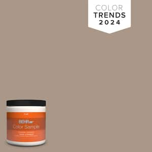 BEHR PREMIUM PLUS 8 oz. #N500-5 Magnetic Gray color Flat Interior/Exterior  Paint & Primer Color Sample B310416 - The Home Depot