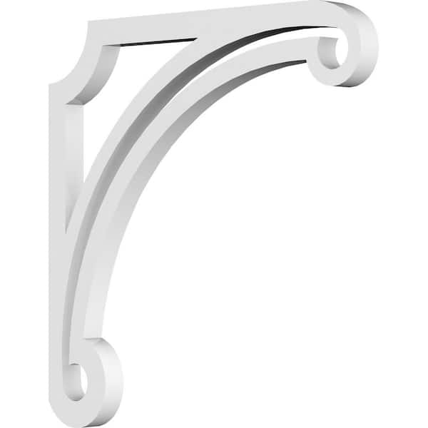 Ekena Millwork 5/8 in. W x 10 in. H x 10 in. D PVC Arch Bracket