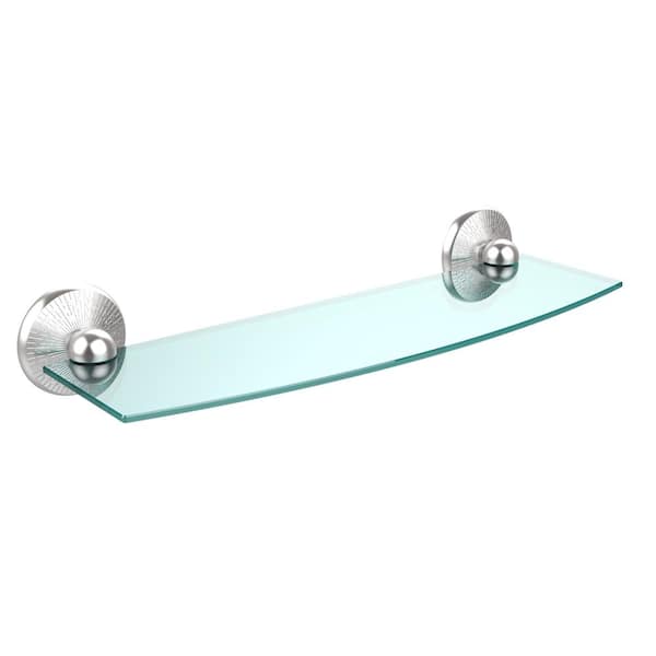Allied Brass P1000-2TB/22-GAL-ORB 22 inch Gallery Double Glass Shelf with Towel Bar Oil Rubbed Bronze