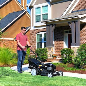 21 in. EX625 Briggs and Stratton Just Check and Add Self-Propelled RWD Walk-Behind Mower