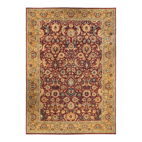 Solo Rugs Mogul One-of-a-Kind Traditional Red 12 ft. 1 in. x 17 ft. 8 in. Oriental Area Rug