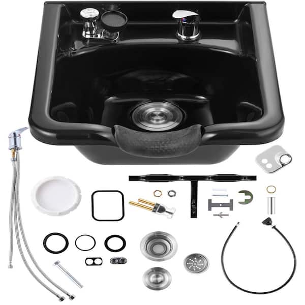 Shampoo Bowl Sink, ABS Plastic Salon Hair Sink, Spa Backwash Basin, For Hair Stylists Beauty Use