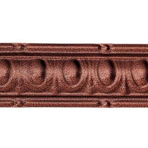 48 in. Huron Tin Crown Molding in Penny Vein