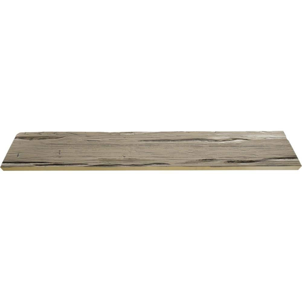 Almond Faux Wood Beam Plank 8" x 10' Lightweight