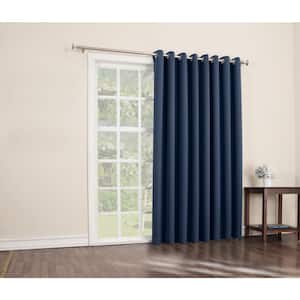 Navy Thermal Extra Wide Blackout Curtain - 100 in. W x 84 in. L