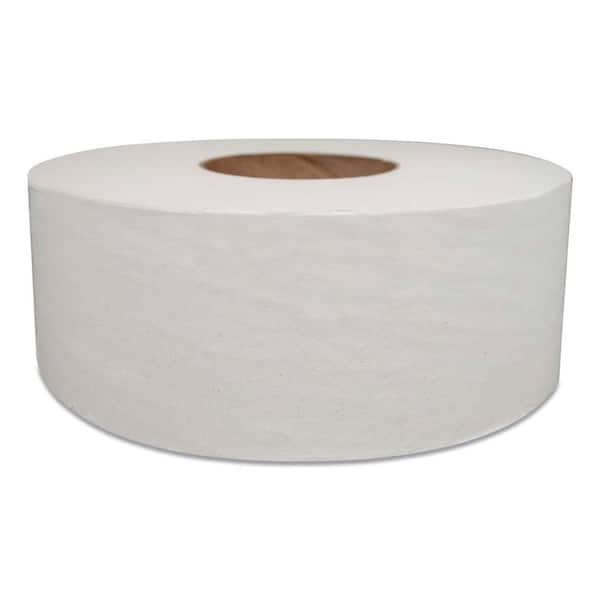 Jumbo Toilet Paper, Septic Safe, 2-Ply, White, 1000 ft, (12-Carton ...