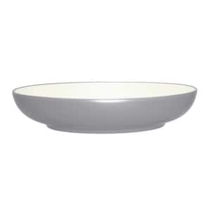 Colorwave Slate 10.75 in., 89.5 oz. (Gray) Stoneware Pasta Serving Bowl