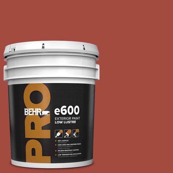 BEHR PRO 5 gal. #170D-7 Farmhouse Red Low Luster Exterior Paint
