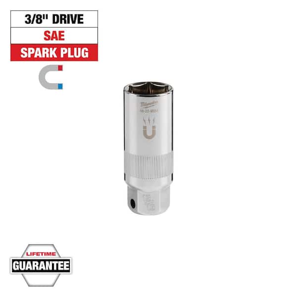 3/8 in. Drive 13/16 in. Magnetic Spark Plug Socket