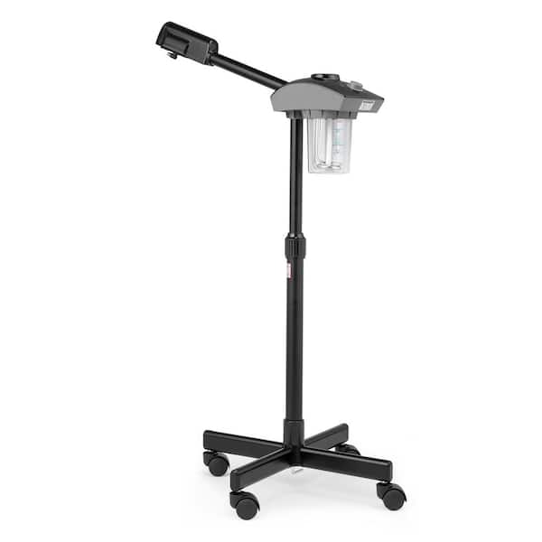 Facial Steamer with Extendable Arm for Deep Cleaning in Black