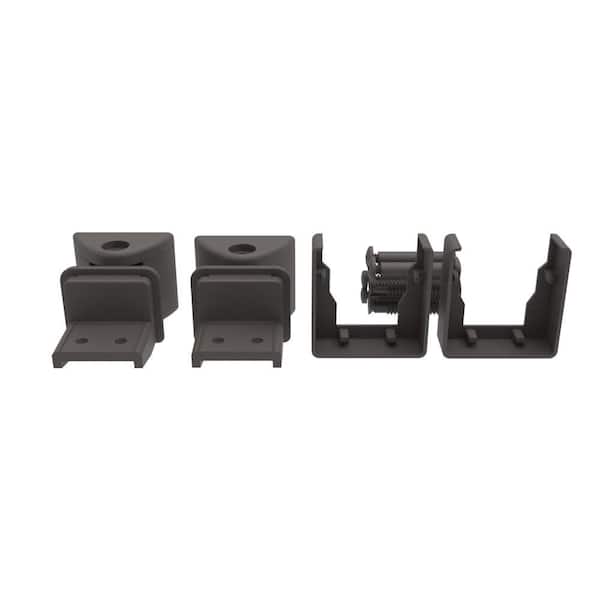 Barrette Outdoor Living VersaRail Triple Rail Matte Bronze Aluminum Lvl Angle Bracket Kit