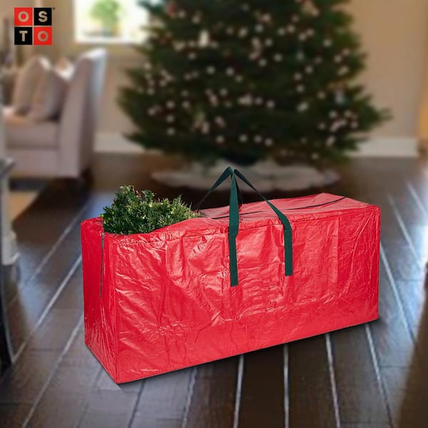 Waterproof Christmas Tree Storage Bag For 7.5 Foot Artificial Xmas Holiday Trees 