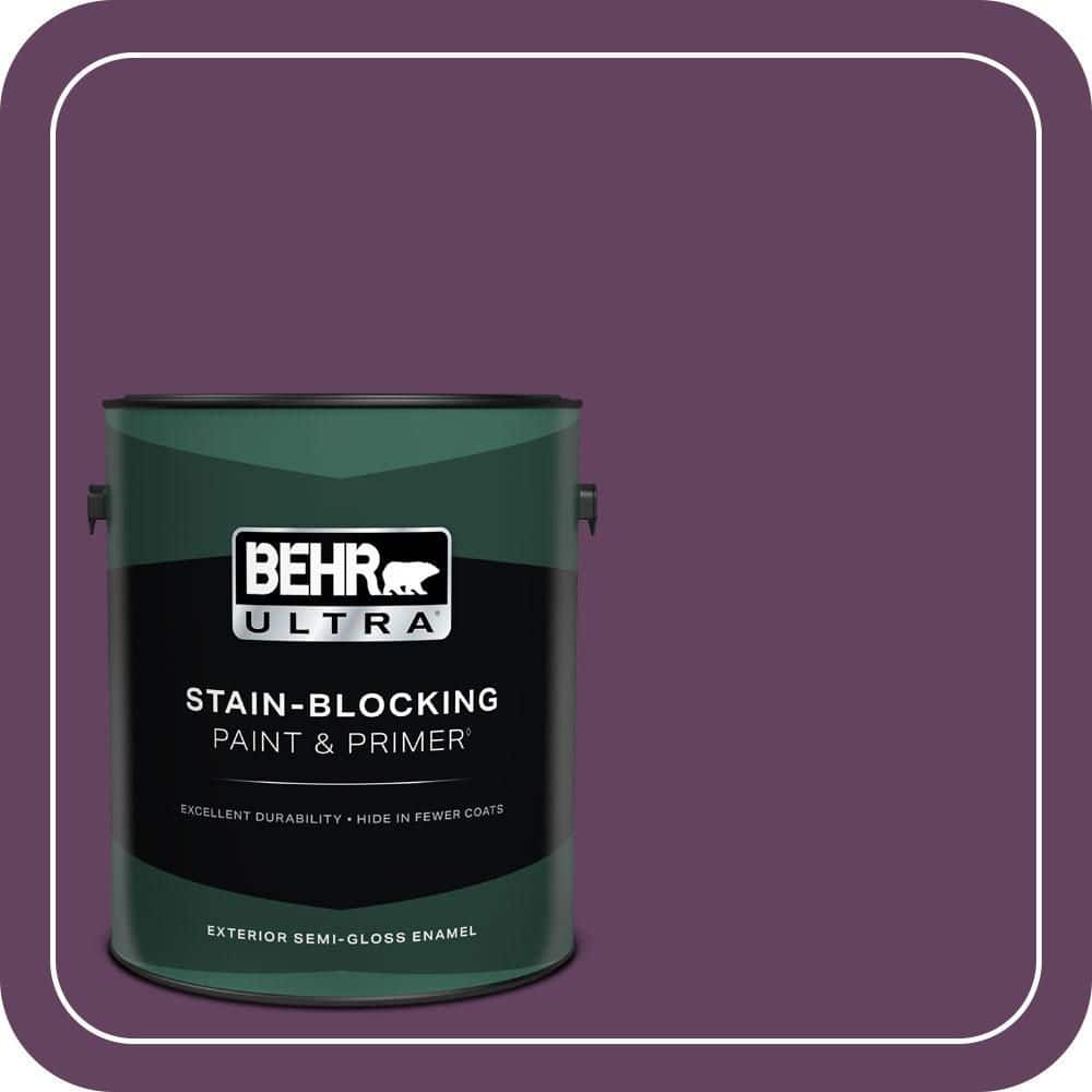 1 gal. #BIC-36 Grape Fizz Semi-Gloss Enamel Exterior Paint & Primer price history on PriceWatchPro