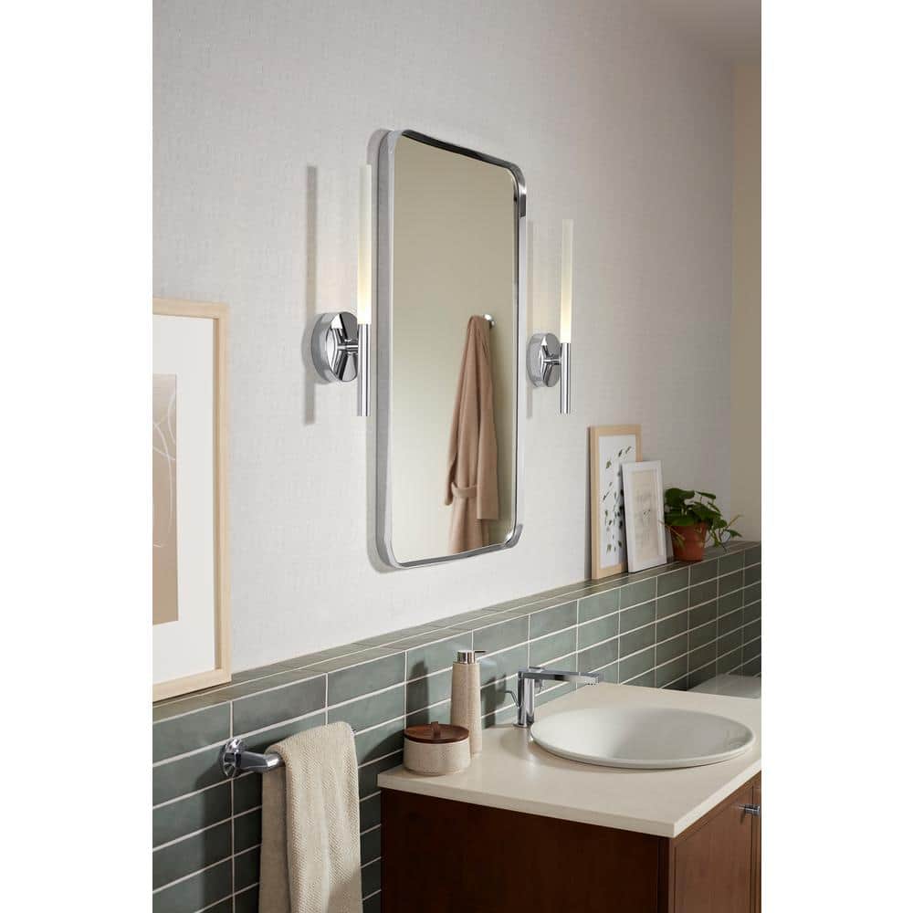 KOHLER Essential 34" x 22" Polished Chrome Rectangular Vanity Mirror