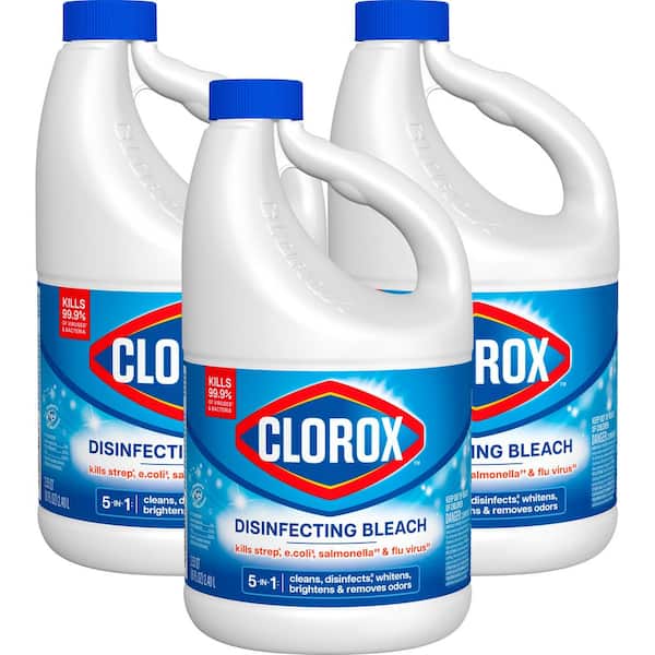 81 oz. Concentrated Regular Disinfecting Liquid Bleach Cleaner (3-Pack)