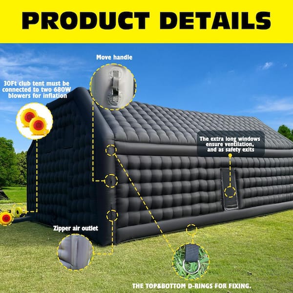 Wildaven 20 x 30 Extra Large Inflatable Party Tent with