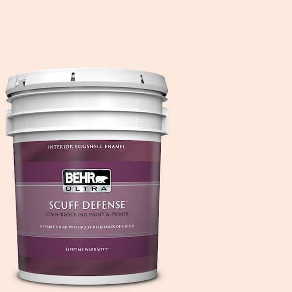 BEHR ULTRA 5 gal. #240C-1 Pink Blossom Extra Durable Eggshell Enamel Interior Paint & Primer