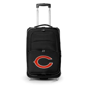 NFL Chicago Bears 21 in. Black Carry-On Rolling Softside Suitcase