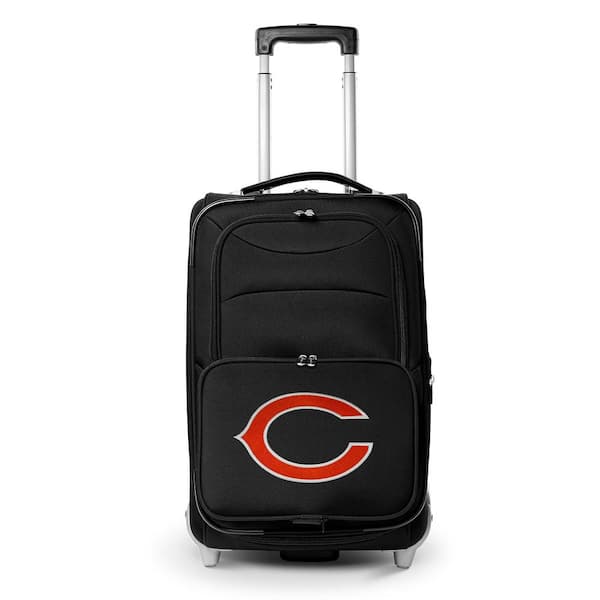 Denco NFL Chicago Bears 21 in. Black Carry-On Rolling Softside