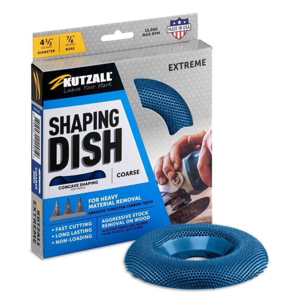 4-1 2 in. 7 8 in. Bore Extreme Shaping Dish - Tungsten Carbide Teeth Coarse price history on PriceWatchPro