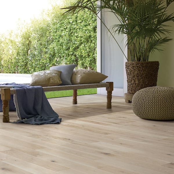 Pelican Hill French Oak 3/4 in. T x 5 in. W Wire Brushed Solid Hardwood Flooring (904 sq. ft./pallet)